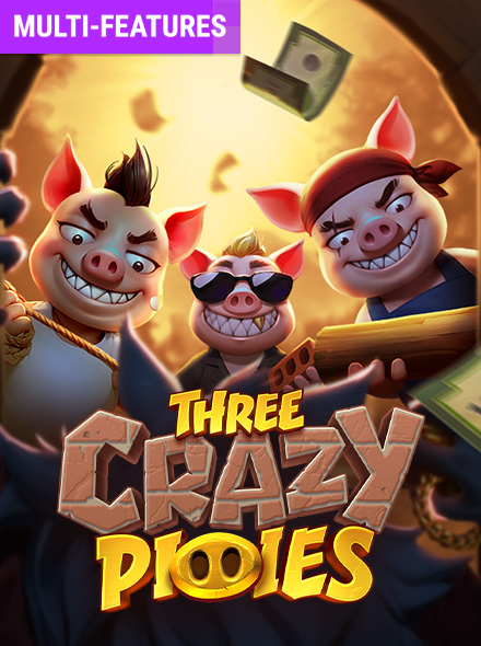 Three Crazy Piggies