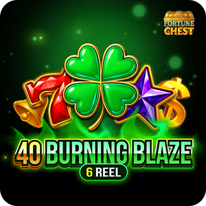 40 BURNING BLAZE 6 REELS FORTUNE CHEST
