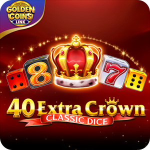 40 EXTRA CROWN CLASSIC DICE GOLDEN COINS LINK