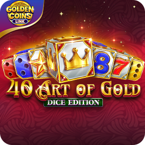 40 ART OF GOLD DICE EDITION GOLDEN COINS LINK