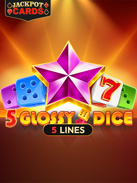 5 Glossy Dice