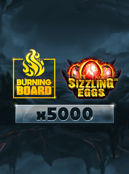 Sizzling Eggs Burning Board