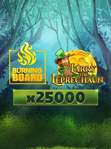 Larry the Leprechaun Burning Board